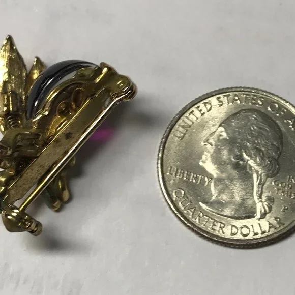 Vintage Purple Insect Bug Pin - Picture 2 of 8